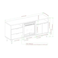 Ronan Modern Storage With Electric Fireplace TV Stand For TVs Up To 65" - Saracina Home 13 Ronan Modern Storage With Electric Fireplace TV Stand For TVs Up To 65" - Saracina Home -Furniture Store GUEST d88f95c5 b2a0 4d08 8b46 da4db4bc3efd