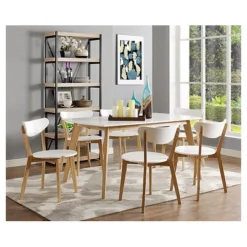 59" Retro Modern Wood Kitchen Dining Table - Saracina Home -Furniture Store GUEST d8e12fab 34b9 43d6 bd50 4047f2e9c027