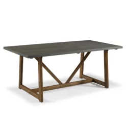 72" Solid Wood Trestle Dining Table - Saracina Home 10 72" Solid Wood Trestle Dining Table - Saracina Home -Furniture Store GUEST e009fb80 74dc 4989 8541 d1747c2fd4f2