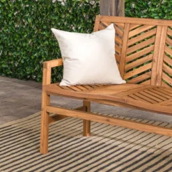 Slatted Chevron Acacia Wood Patio Loveseat – Saracina Home 26 Slatted Chevron Acacia Wood Patio Loveseat – Saracina Home -Furniture Store GUEST e23677ae d4e6 44d8 9c15 7fe7c18d7f08