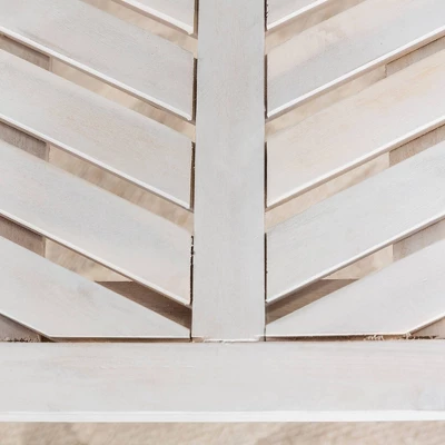 2pk Slatted Chevron Acacia Wood Patio Chairs - Saracina Home 8 2pk Slatted Chevron Acacia Wood Patio Chairs - Saracina Home - Image 8