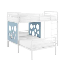 Twin Modern Cut-Out L-Shaped Metal Bunk Bed - Saracina Home -Furniture Store GUEST e5b6d37d bb29 4c03 8154 e0b12e31cd74