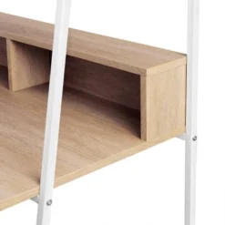 36" Writing Desk With Open Storage Ladder Bookshelf - Saracina Home -Furniture Store GUEST e6b06f69 3c40 4d14 89cd a621a54542e1