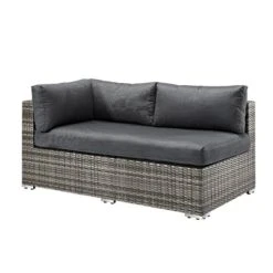 4pc Metal Multi-Shade Rattan Sectional - Gray - Saracina Home -Furniture Store GUEST e8c64951 2970 4fc8 921b 8fa63ae83cd7