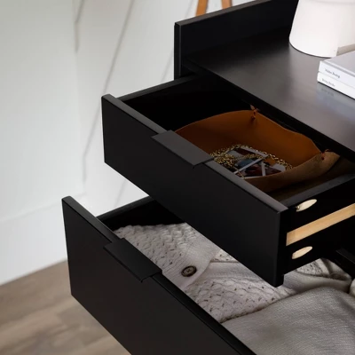 Mid-Century Modern Solid Wood 6 Drawer Vertical Dresser - Saracina Home 12 Mid-Century Modern Solid Wood 6 Drawer Vertical Dresser - Saracina Home - Image 12