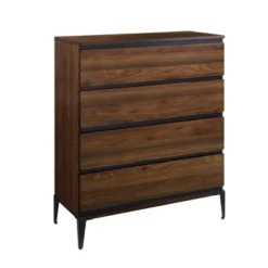 Theo Urban Modern Plank 4 Drawer Dresser - Saracina Home -Furniture Store GUEST ec529737 41e6 4608 afbb 64512ec84dae