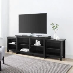 Leveled Classic Tiered Top TV Stand For TVs Up To 50" - Saracina Home -Furniture Store GUEST f1453509 93b5 459a b942 2f0dd9b70cd0