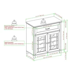 Transitional 2 Door Window Pane Accent Cabinet Dark Walnut - Saracina Home 11 Transitional 2 Door Window Pane Accent Cabinet Dark Walnut - Saracina Home -Furniture Store GUEST f28d8f30 c7cd 4120 b365 7f84e460f726