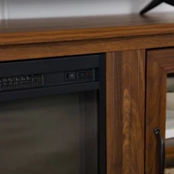 Tasi Transitional Farmhouse Glass Window Pane Door With Electric Fireplace TV Stand For TVs Up To 80" - Saracina Home -Furniture Store GUEST f2bf4640 59b6 4e64 993e ea372d489959