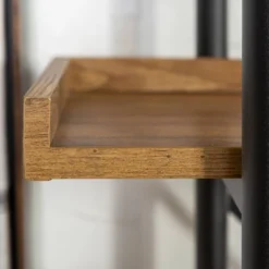 68" 5 Tray Shelf Urban Pipe X Back Bookshelf - Saracina Home -Furniture Store GUEST f414af8b f462 42d1 a49d bd9647b53dec