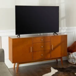 Mid-Century Modern Wood Console TV Stand For TVs Up To 65" - Saracina Home -Furniture Store GUEST f4776153 9248 4743 8fa8 bef9a1fa29c7