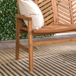 Slatted Chevron Acacia Wood Patio Loveseat – Saracina Home 25 Slatted Chevron Acacia Wood Patio Loveseat – Saracina Home -Furniture Store GUEST f701a10c e9a5 43fa 9074 adfb36c6efe7