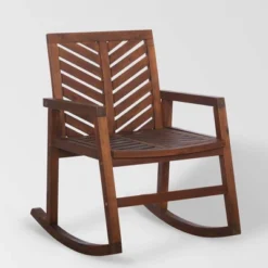 Slatted Chevron Acacia Wood Patio Rocking Chair - Saracina Home 16 Slatted Chevron Acacia Wood Patio Rocking Chair - Saracina Home -Furniture Store GUEST fb41a441 4d4a 492f 9563 c4f4a5d1aa8d