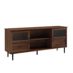 Modern Wood And Glass Door Console TV Stand For TVs Up To 65" - Saracina Home -Furniture Store GUEST fc8652e4 98ea 4ef7 b0d9 8ca61c7825f0