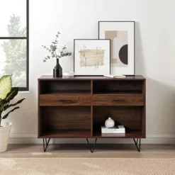 Modern Hairpin Leg Storage Console Table - Saracina Home -Furniture Store GUEST fd6055e8 2e6e 408d 87b1 7b8d4ba3a9e0