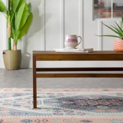 Outdoor Acacia Wood Slatted Coffee Table - Saracina Home -Furniture Store GUEST ffbb6f39 e71d 4147 a6a4 cc7d99a46e2d